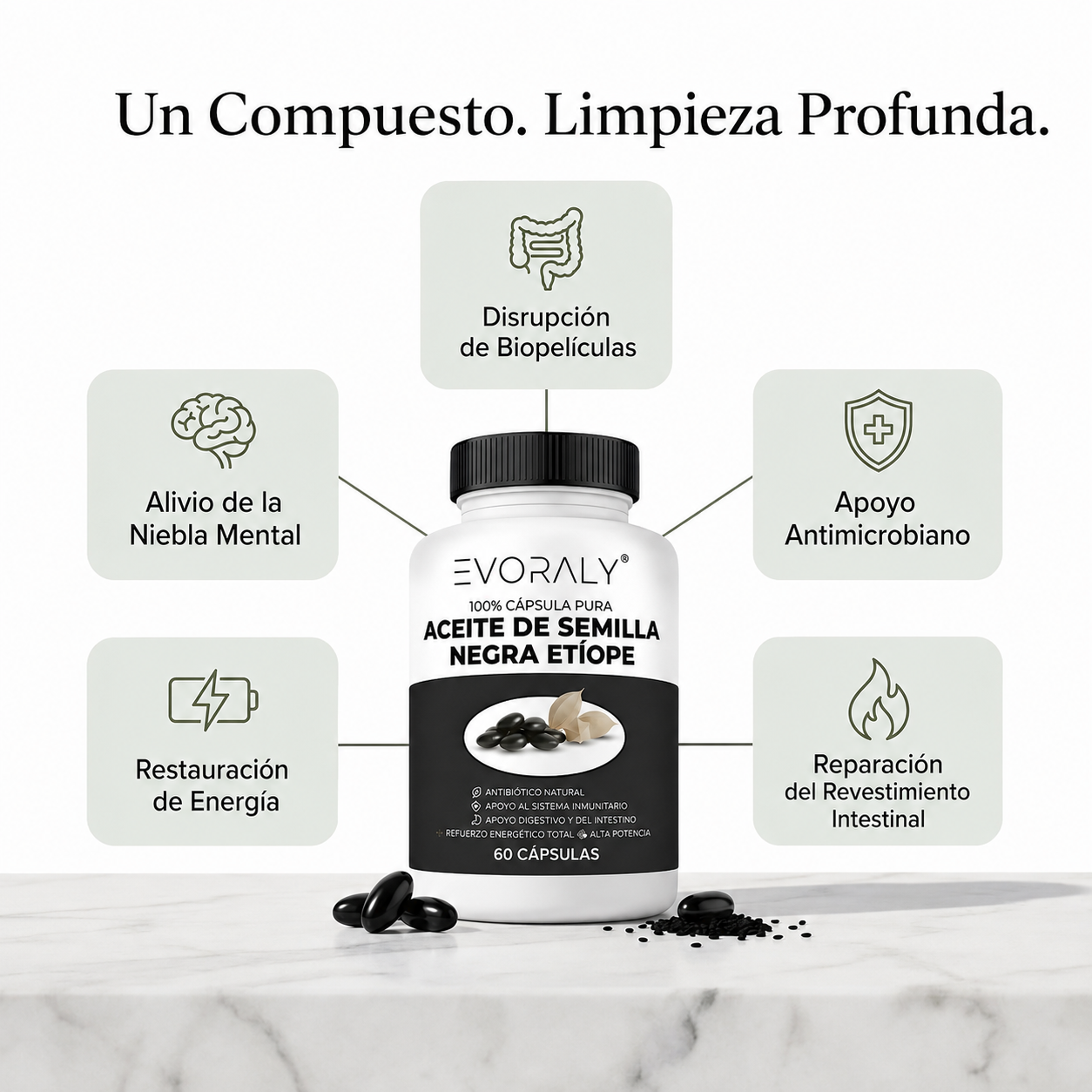 Aceite De Semilla Negra Etíope 5% Timoquinona